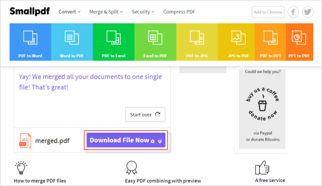 How To Merge Word Doc And Spreadsheets Into A Pdf File 9168